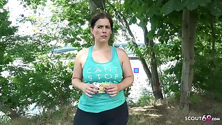 GERMAN SCOUT - BIG ASS BBW Adult TALK TO FUCK AT Allude CASTING